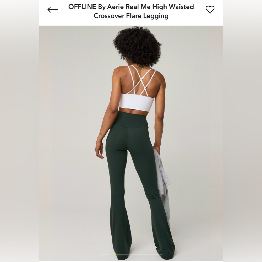 OFFLINE By Aerie Real Me High Waisted Crossover Flare Legging